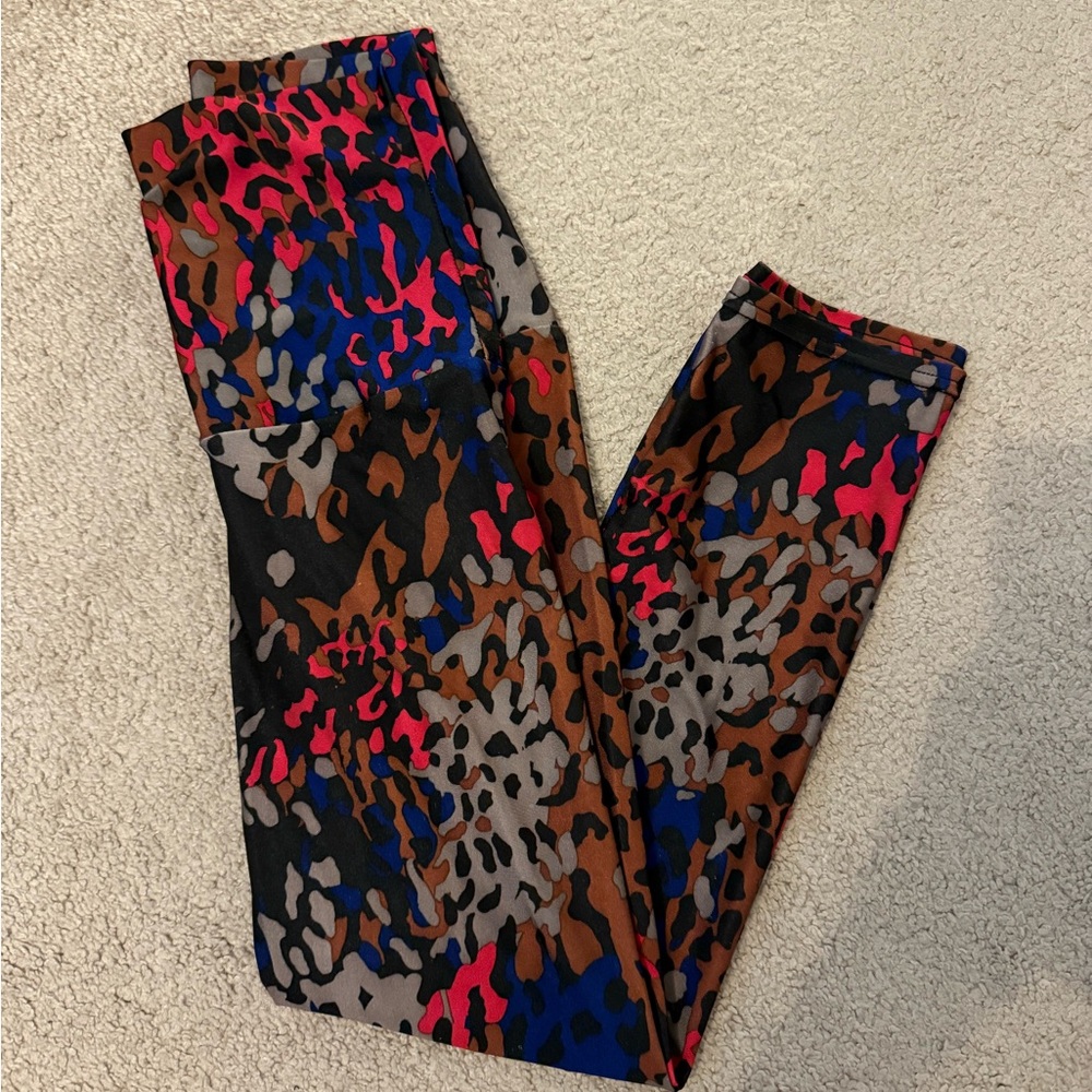 Multicolor Animal Print Leggings